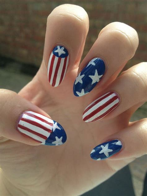 30 American Flag Inspired Stripes And Stars Nail Ideas Tutorials