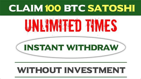 Claim Btc Satoshi Every Minute Highest Paying Site Instant