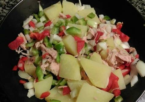 Ensalada De Patata Y Pimientos Receta De Mery Cookpad