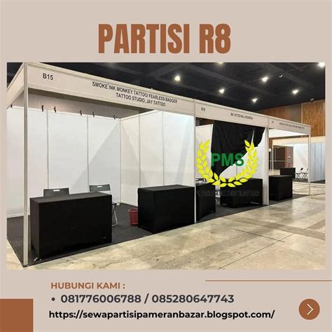 Partisi Pameran R8 Ukuran Standar Sewa Partisi R8 By