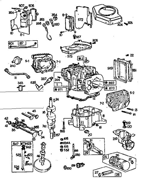 Briggs And Stratton Exploded Parts Diagram Briggs Stratton E