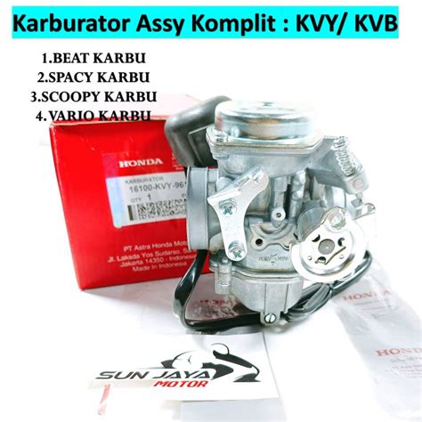 Karburator Beat Karbu Vario Scoopy Carburator Assy Komplit Beat