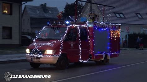 Blaulicht Sirene Uvm Lichterfahrt Der Feuerwehren K Nigs