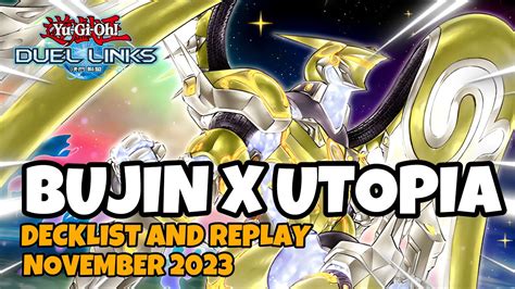 Bujin Utopia Duel Links November Ranked Duel Replay And Decklist