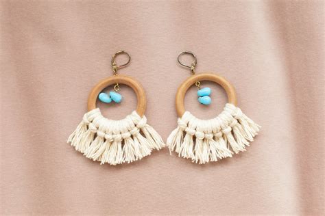 How To Make Macrame Earrings Two Ways