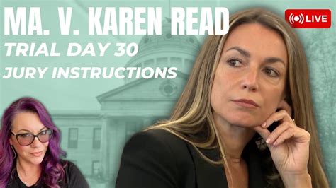 Ma V Karen Read Trial Day Jury Instruction Conference Youtube