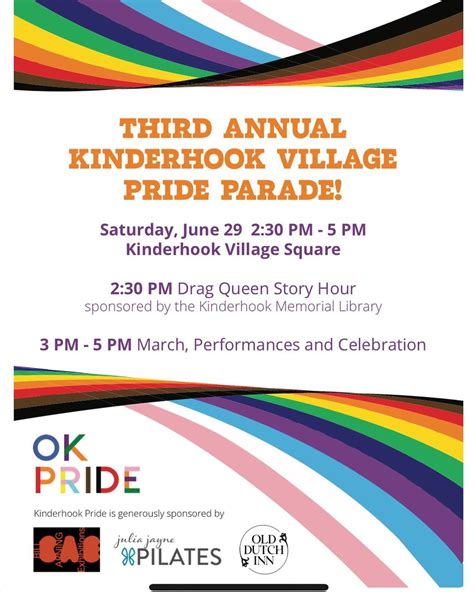 Village Of Kinderhook Pride Parade Celebration Big Gay Hudson
