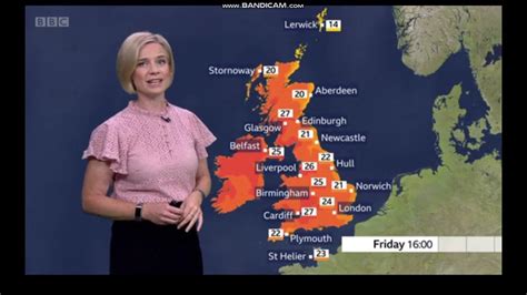 Sarah Keith Lucas Bbc Weather 22nd July 2021 Hd 60 Fps Youtube