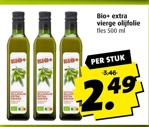 Bio Extra Vierge Olijfolie Ml Aanbieding Bij Boni