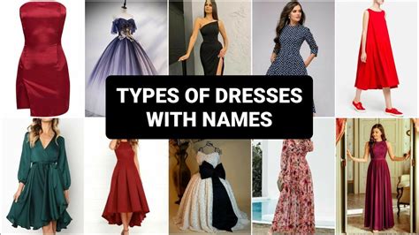 Types Of Dresses For Girls With Names Manminchurch Se