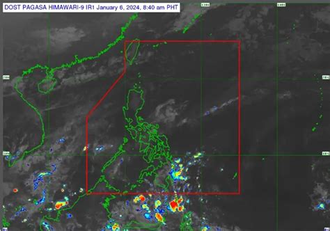 PAGASA Releases Latest Weather Update For Saturday January 6 2024