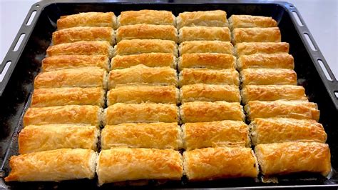 BİR PAKET BAKLAVA YUFKASIYLA 15 DK DAÇITIR ÇITIR KAT KAT NEFİSS BÖREK