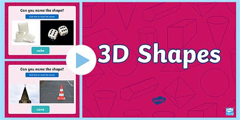 3D Shapes PowerPoint | 3D Shapes for Kids | Twinkl - Twinkl