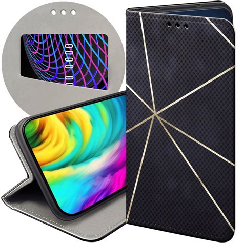 ETUI Z KLAPKĄ DO XIAOMI REDMI NOTE 10 WZORY ELEGANCKIE STYLOWE