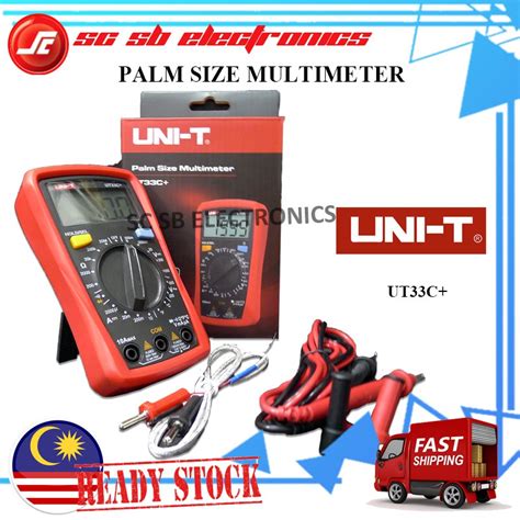 Palm Size Multimeter Uni T Ut C Shopee Malaysia