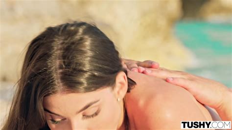 TUSHY Stunning Beauty Stefany Has Intense Anal On The Beach Stefany Kyler