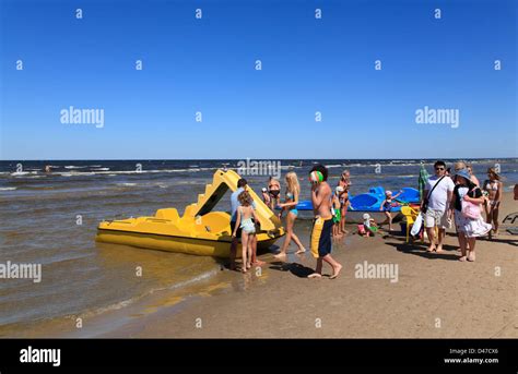 Majori Beach, Jurmala, baltic Sea, Riga, Latvia Stock Photo - Alamy