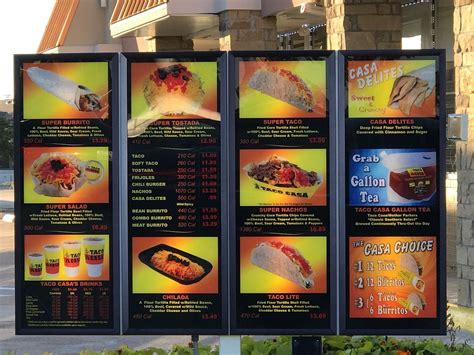 taco casa plano menu prices restaurant reviews tripadvisor