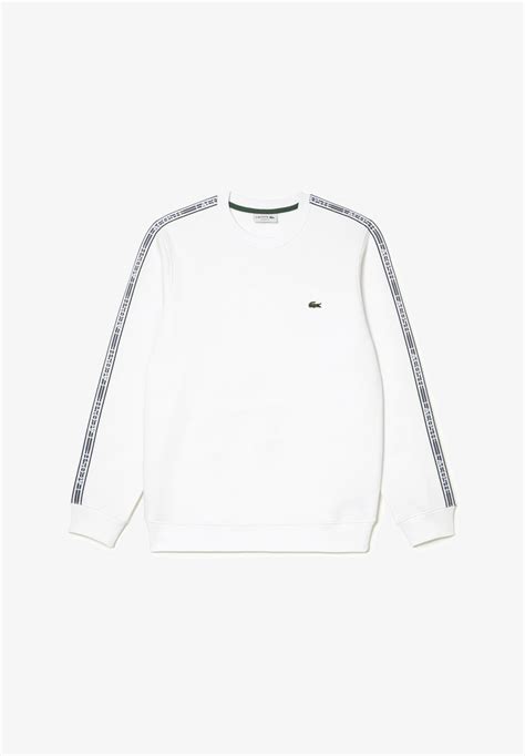 Lacoste Sport Tapered Sweatshirt Blanc Weiß Zalando Ch