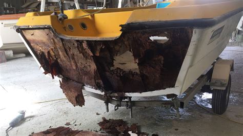 Fibreglass Boat Repairs And Transom Replacement In Brisbane AUS