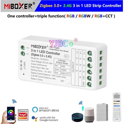 Miboxer Zigbee G In Led Strip Controller Rgb Rgbw Rgb Cct