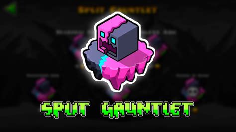 Split Gauntlet Complete All Coins Geometry Dash Youtube