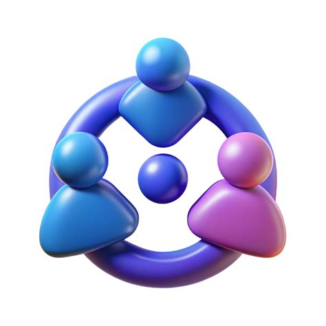 Teamwork 3d Teamwork Icon 3d Teamwork Symbol 3d Teamwork Image 47248666 Png