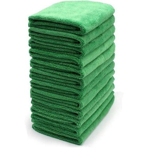 X Cm Green Microfiber Cleaning Towel Quantity Per Pack At Rs