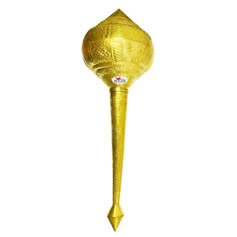 Brass Gada Golden Hanuman Gada Brass Mace Height Inches At Rs