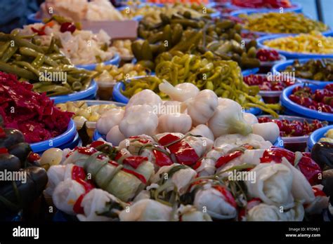 Mixed vegetable pickles Stock Photo - Alamy