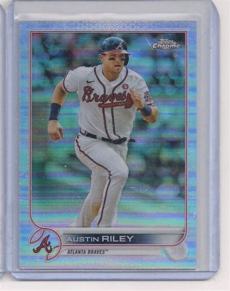 Topps Chrome Refractor Austin Riley Ebay