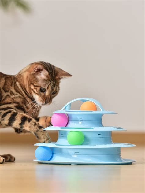 Nobleza Interactive Cat Toys For Indoor Cats Level Turntable Kitten