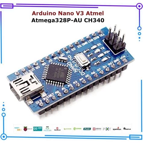 Jual Arduino Nano V3 Atmel Atmega328P AU CH340 Shopee Indonesia