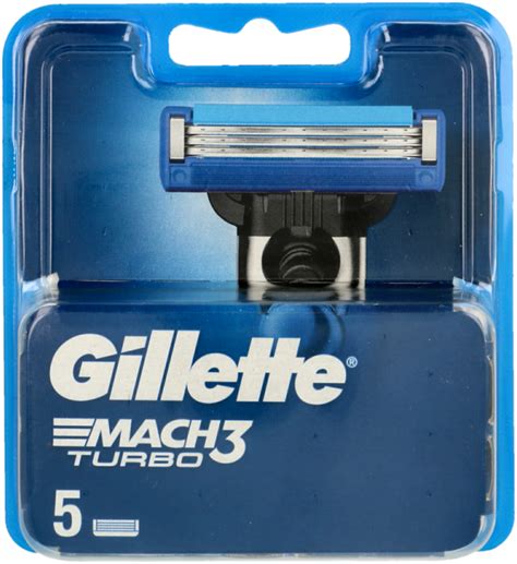 GILLETTE Mach 3 Turbo wkłady do maszynki do golenia 3 ostrzowe dla