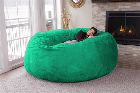 Theres A Giant Bean Bag Chair Measures 8 Feet And Can Fit Up To 3 People