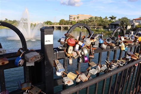 Miami Has A Small Slice Of Paris With Its Very Own Love Lock Bridge