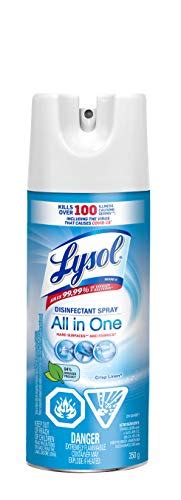 Lysol Spray désinfectant tout en un linge croustillant désinfecte et