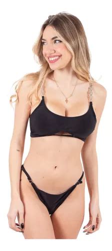 Bikinis Tendencia Mujer Top Colaless Malla Traje De Baño en venta en