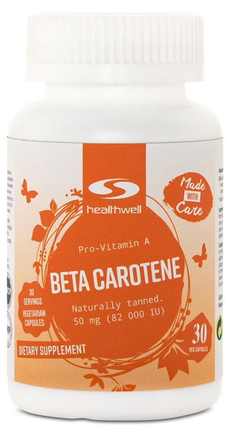 Beta Carotene Pro Vitamin A For Golden Brown Colour