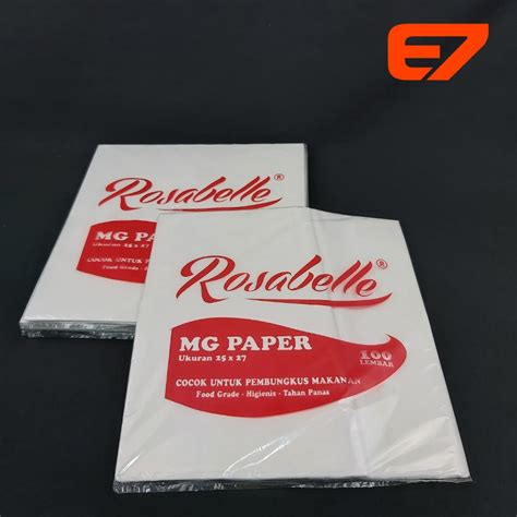 Jual Kertas Mg Pembungkus Nasi Paper Kfc Foodgrade X Cm Lbr