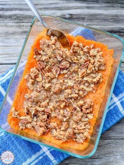 How To Make Lightened Up Sweet Potato Casserole An Alli Event