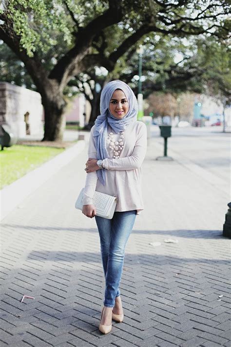 40 Stylish Ways To Wear Hijab With Jeans For Chic Look