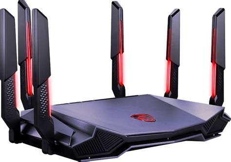 MSI RadiX AXE6600 WiFi 6E Tri Band Gaming Router GRAXE66