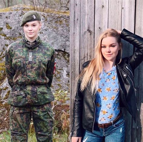 Hot Military Girls In And Out Of Uniform