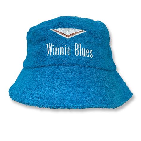 Winnies Blue Terry Towel Bucket Hat Uncle Reco