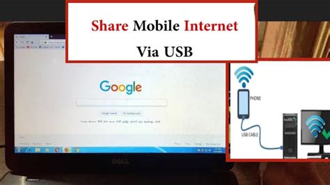 How To Connect Mobile Internet To Laptop Via Usb Tethering Youtube