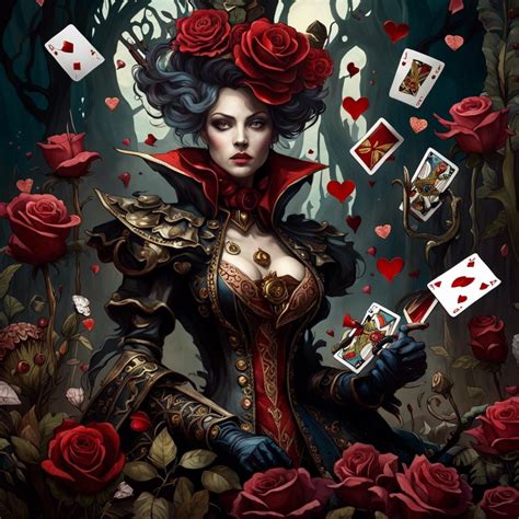 Queen Of Hearts Ai Generated Artwork Nightcafe Creator