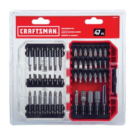 CRAFTSMAN Screwdriver Bit Set (47-Piece) at Lowes.com