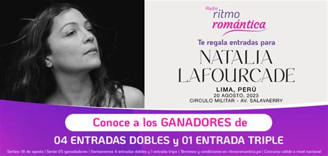 Natalia Lafourcade Conoce A Los Ganadores Que Asistir N A Su Concierto