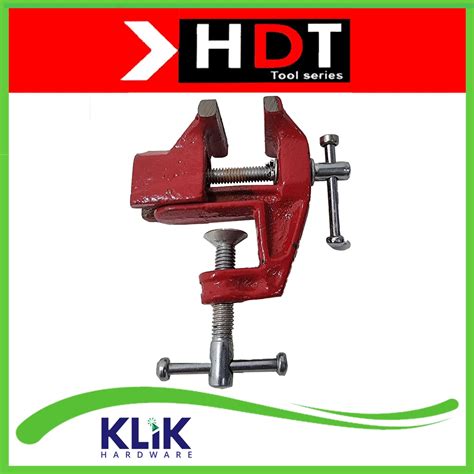 Jual HDT Catok Meja 40 Mm Table Vise Ragum Tanggem Klem Clamp Jepit